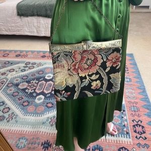 1950s Vintage Tapestry Purse 👜